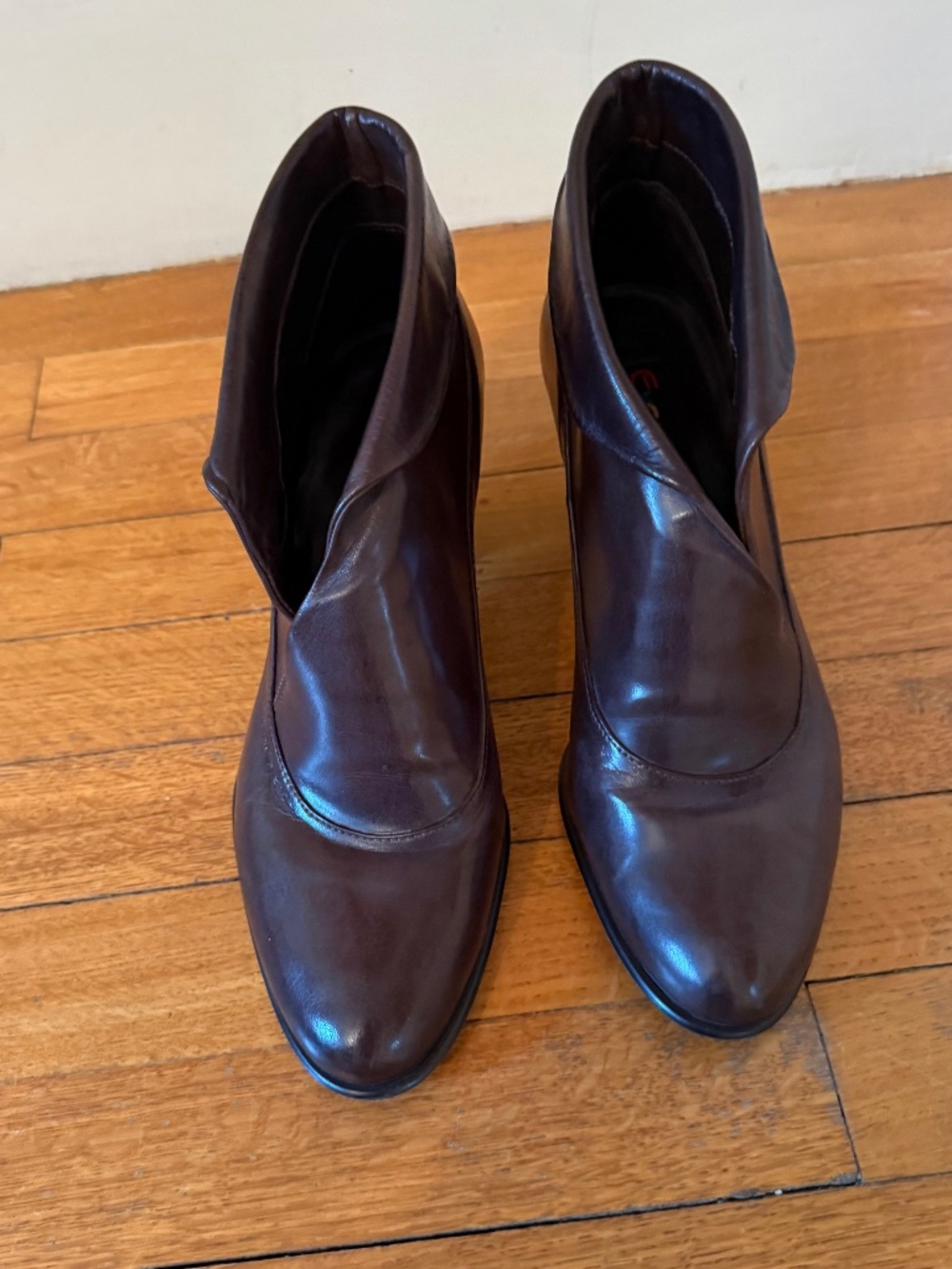 Everybody by bz. Moda Wms Heeled Brown Leather Ankle boot size 40